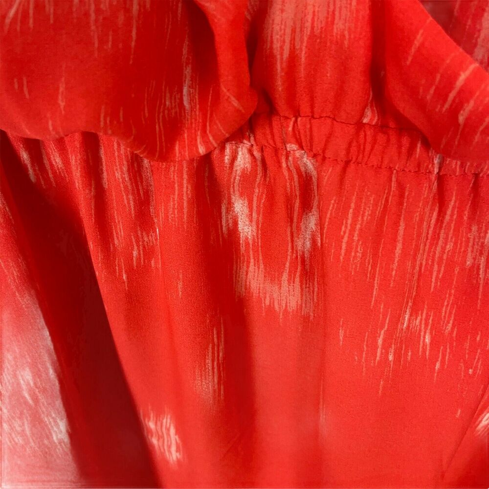 Peter Nygard Dress Orange Sleeveless Bold Colorful Cruise Vacation Dress sz 16 - Picture 3 of 15